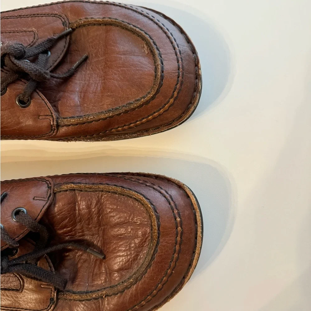 Finn Comfort Leather London Oxfords Brown Shoe Made in Germany Size 44 Men